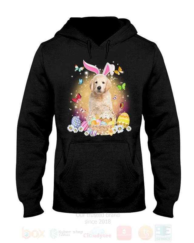 Golden Retriever Baby Easter Bunny Butterfly 2D Hoodie Shirt 1 2 3 4 5 6 7 8 9 10 11 12 13 14 15