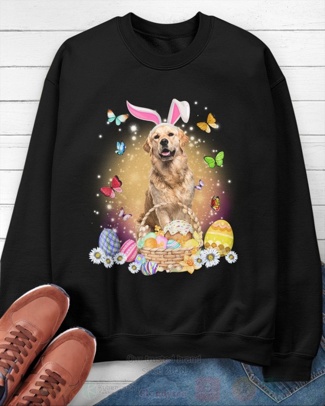 Golden Retriever Easter Bunny Butterfly 2D Hoodie Shirt 1 2 3 4 5 6 7 8 9 10 11 12 13 14