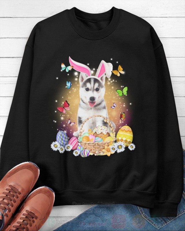 Husky Baby Easter Bunny Butterfly 2D Hoodie Shirt 1 2 3 4 5 6 7 8 9 10 11 12 13 14