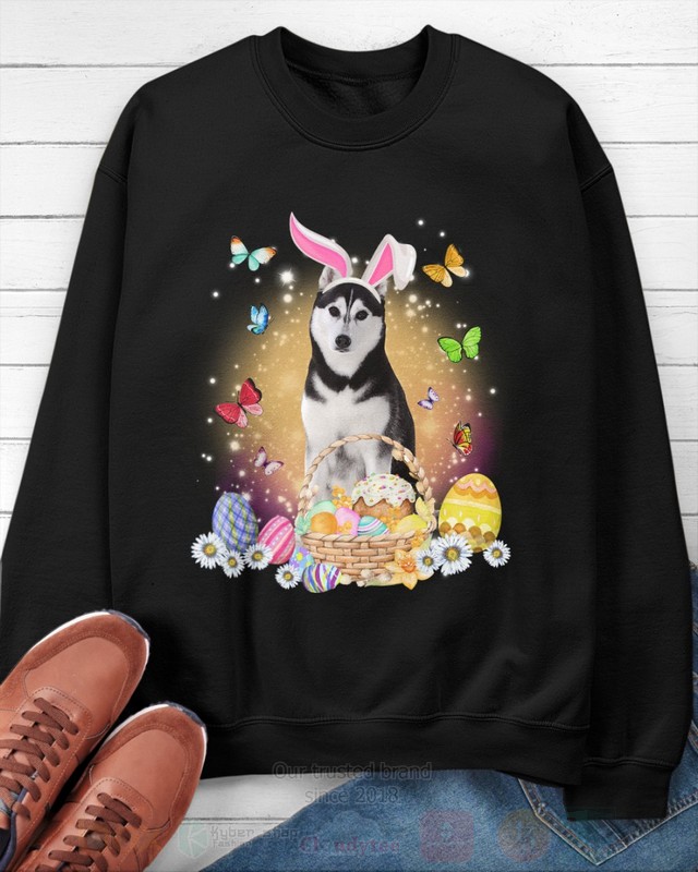 Husky Easter Bunny Butterfly 2D Hoodie Shirt 1 2 3 4 5 6 7 8 9 10 11 12 13 14