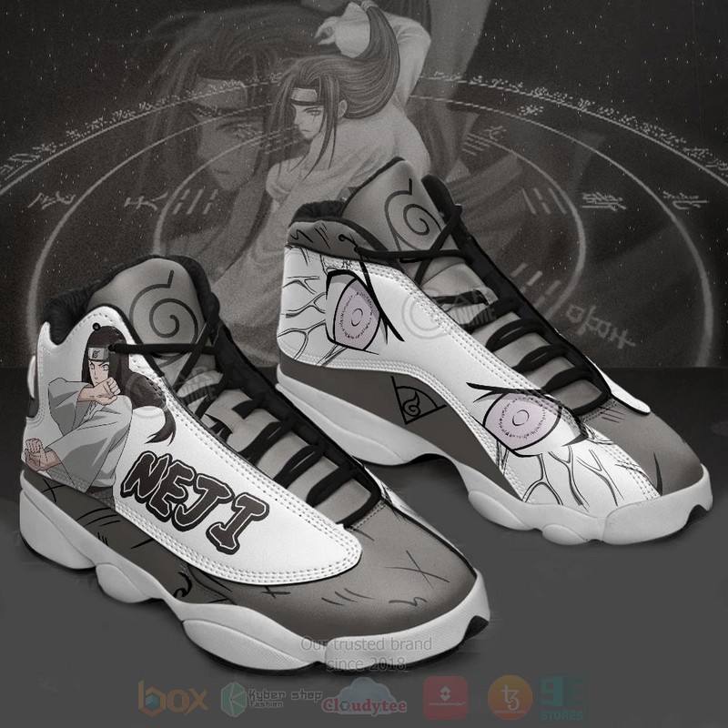 Hyuga Neji Naruto Anime Air Jordan 13 Shoes