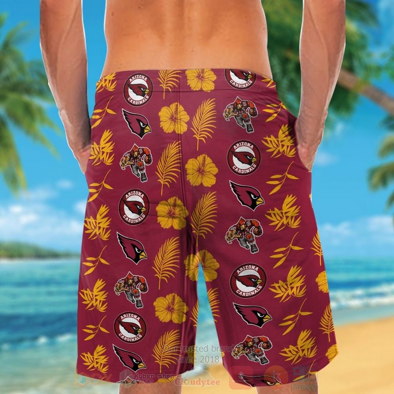 NFL Arizona Cardinals Football Hawaiian Shirt Short 1 2 3 4 5