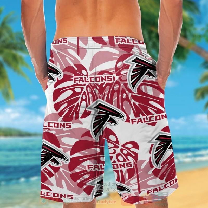 NFL Atlanta Falcons Custom Name Hawaiian Shirt Short 1 2 3 4 5