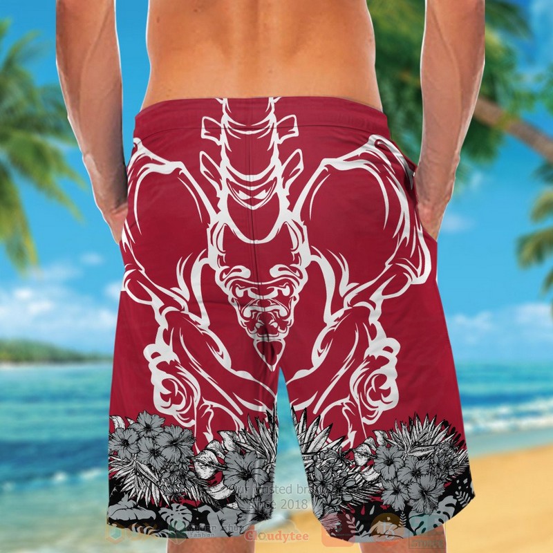 NFL Atlanta Falcons Skeleton Hawaiian Shirt Short 1 2 3 4 5