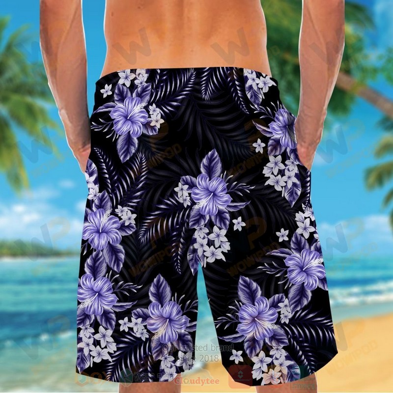 NFL Baltimore Ravens Skull Hawaiian Shirt Short 1 2 3 4 5