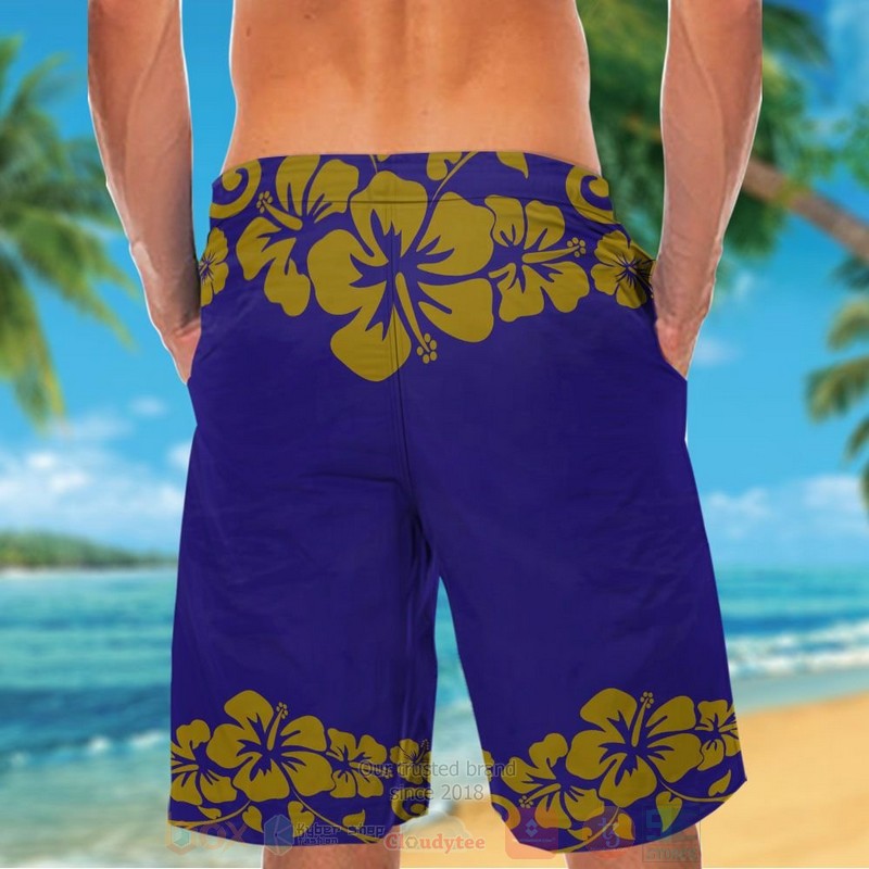 NFL Baltimore Ravens and Mickey Mouse Hawaiian Shirt Short 1 2 3 4 5