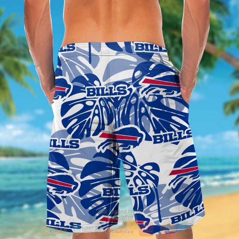 NFL Buffalo Bills Custom Name Hawaiian Shirt Short 1 2 3 4 5