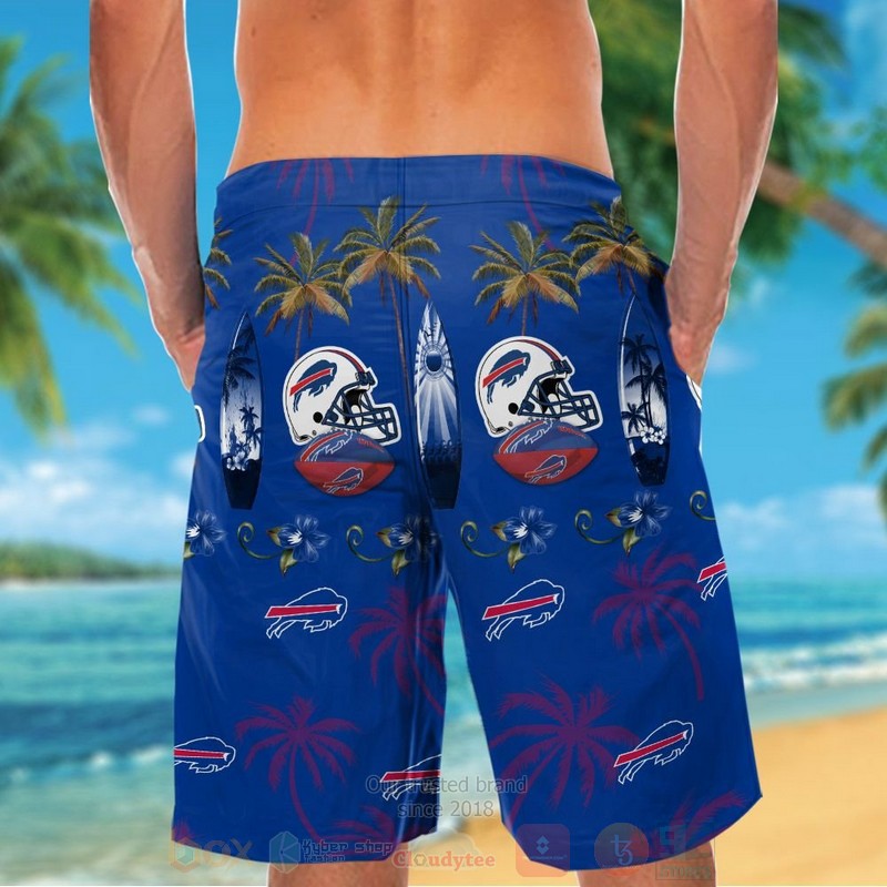 NFL Buffalo Bills Rugby Cap Hawaiian Shirt Short 1 2 3 4 5
