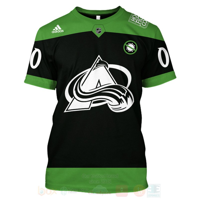 NHL Colorado Avalanche Personalized 3D Hoodie Shirt 1 2 3 4 5 6
