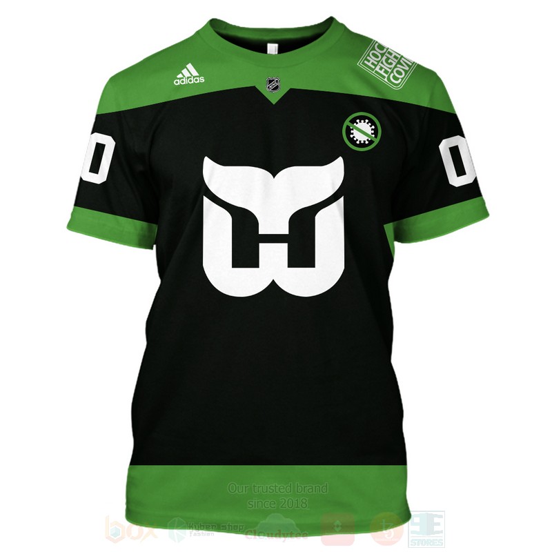 NHL The Hartford Whalers Personalized 3D Hoodie Shirt 1 2 3 4 5 6