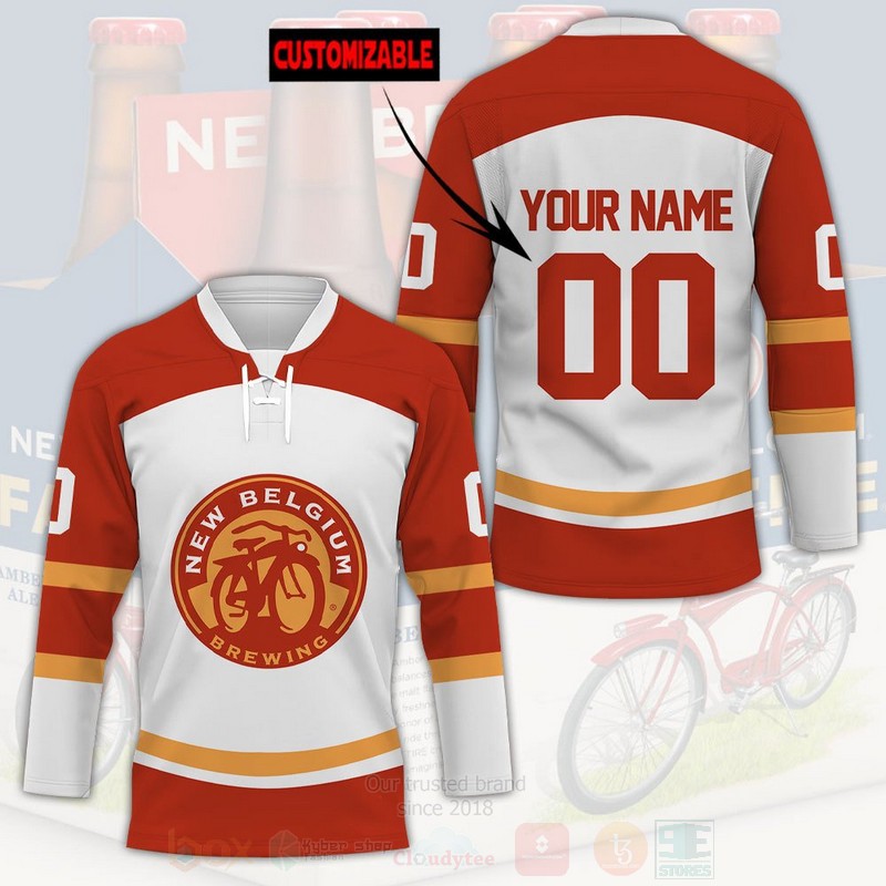 New Belgium Brewing Company Personalized Hockey Jersey Shirt