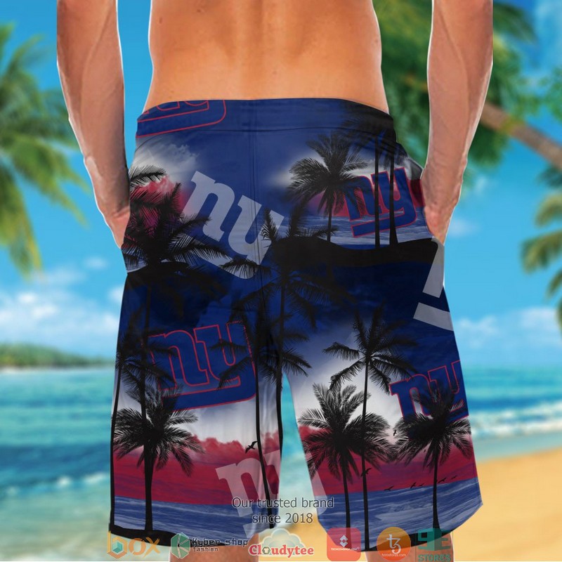 New York Giants Coconut island ocean Hawaiian Shirt short 1 2 3 4 5