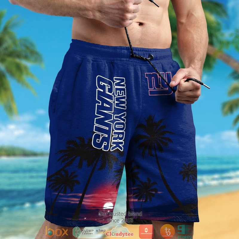 New York Giants Coconut night moon Hawaiian Shirt short 1 2 3 4