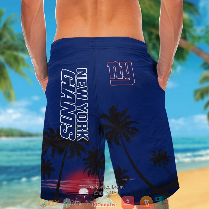 New York Giants Coconut night moon Hawaiian Shirt short 1 2 3 4 5
