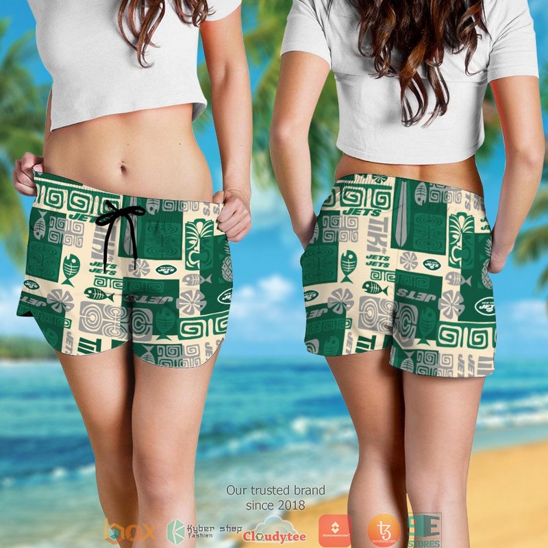 New York Jets Fish Pineapple Pattern Hawaiian Shirt short 1 2 3