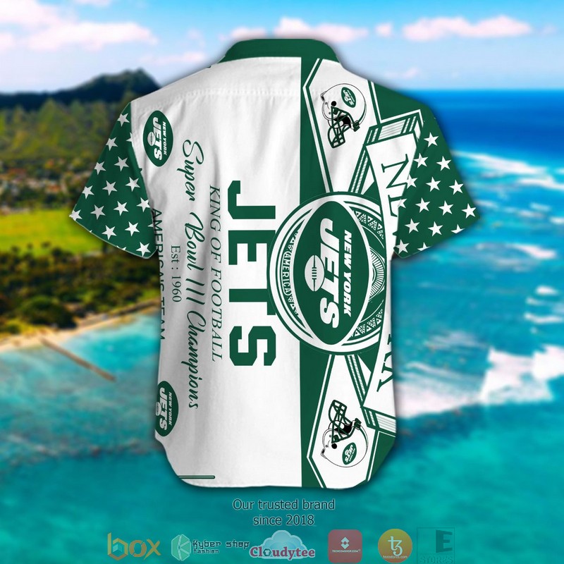 New York Jets King of football Hawaiian Shirt 1 2 3 4