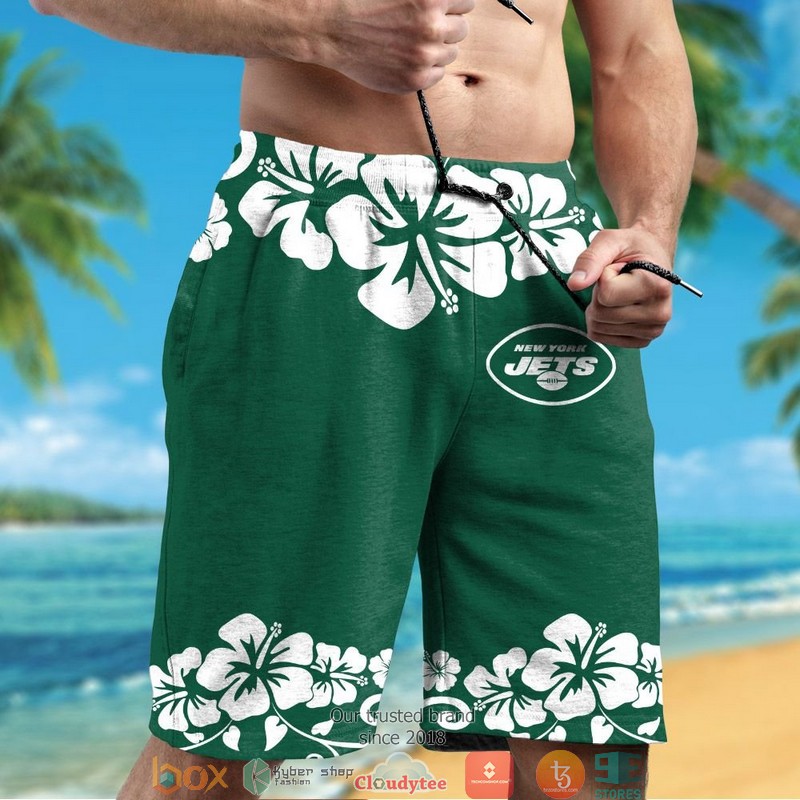 New York Jets Mickey Mouse Hawaiian Shirt short 1 2 3 4