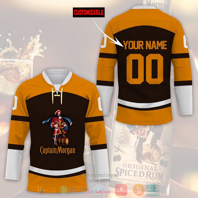 Personalized Captain Morgan custom Hockey Jersey