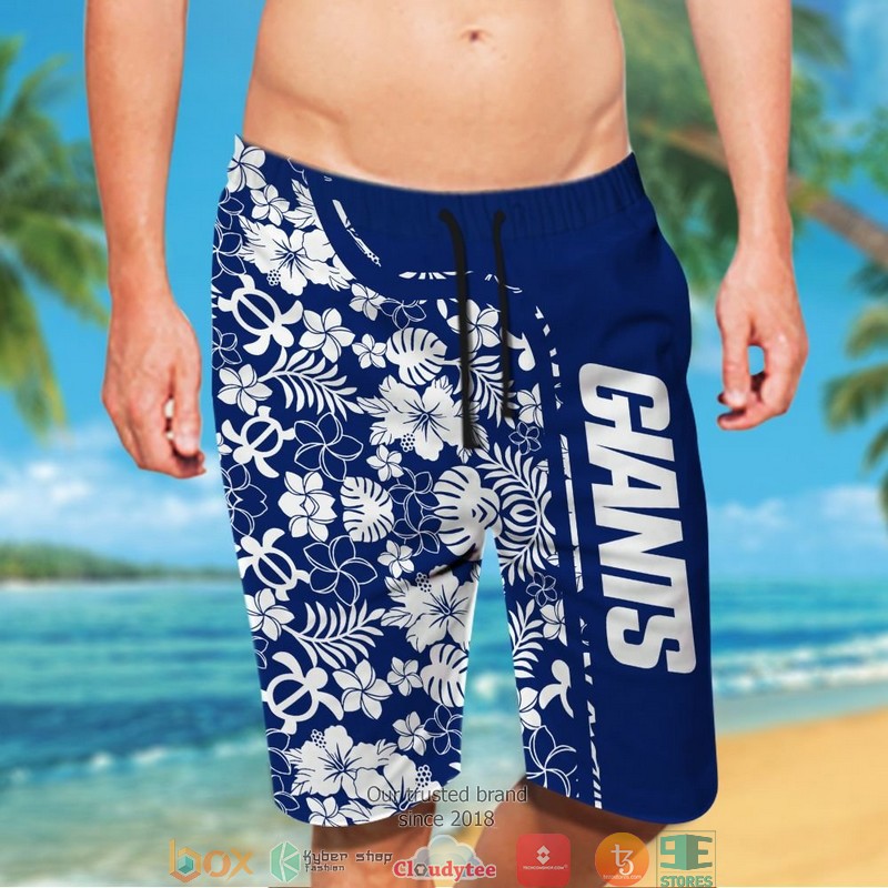 Personalized New York Giants Snoopy Hawaiian Shirt short 1 2 3 4
