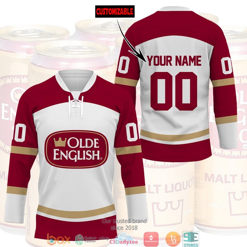 Personalized Olde English Jersey Hockey Shirt