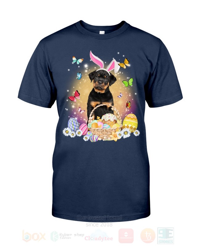 Rottweiler Baby Easter Bunny Butterfly 2D Hoodie Shirt 1 2 3 4 5 6 7 8