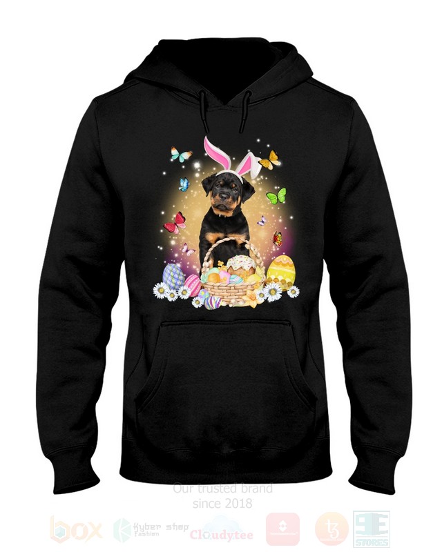 Rottweiler Baby Easter Bunny Butterfly 2D Hoodie Shirt 1 2 3 4 5 6 7 8 9 10 11 12 13 14 15