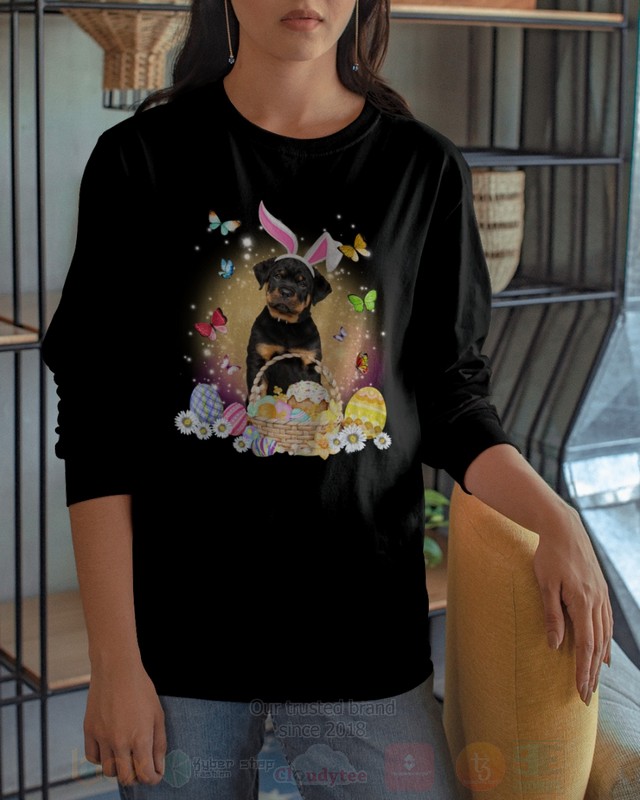 Rottweiler Baby Easter Bunny Butterfly 2D Hoodie Shirt 1 2 3 4 5 6 7 8 9 10 11 12 13 14 15 16 17 18 19 20 21 22
