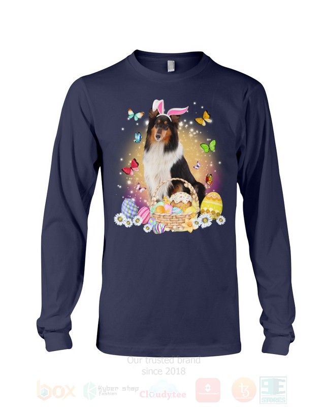 Rough Collie Easter Bunny Butterfly 2D Hoodie Shirt 1 2 3 4 5 6 7 8 9 10