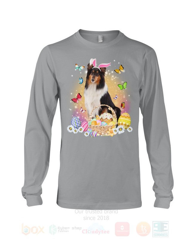 Rough Collie Easter Bunny Butterfly 2D Hoodie Shirt 1 2 3 4 5 6 7 8 9 10 11