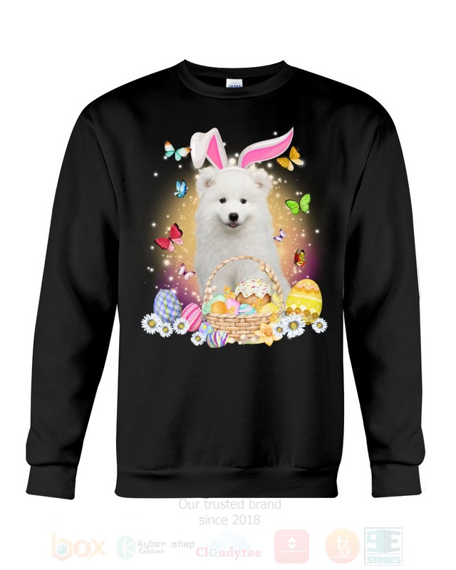 Samoyed Easter Bunny Butterfly 2D Hoodie Shirt 1 2 3 4 5 6 7 8 9 10 11 12