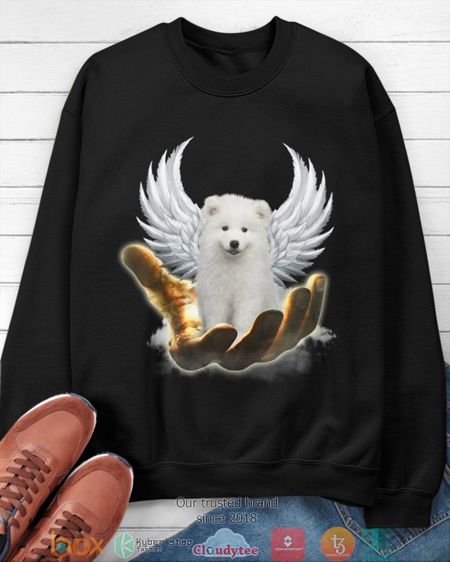 Samoyed Golden Hand Heaven Wings 2d shirt hoodie 1 2 3 4 5