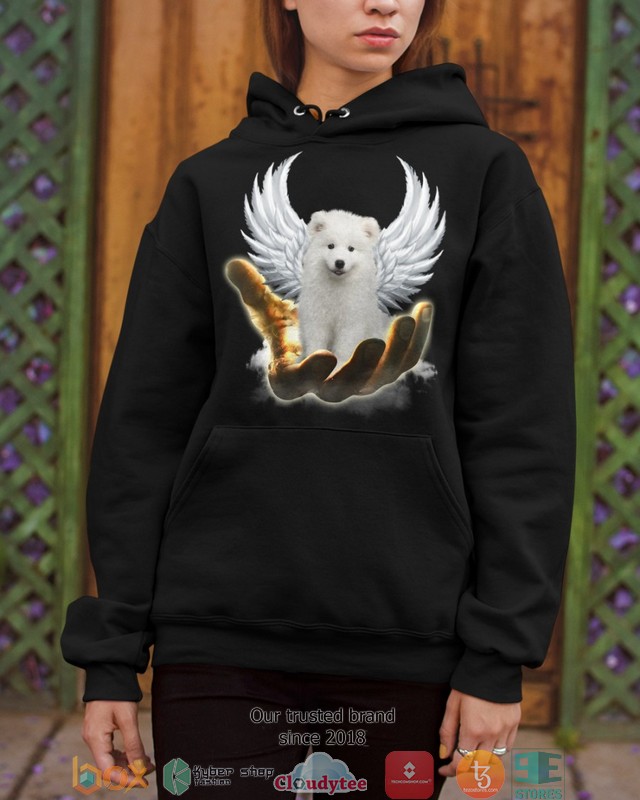 Samoyed Golden Hand Heaven Wings 2d shirt hoodie 1 2 3 4 5 6 7