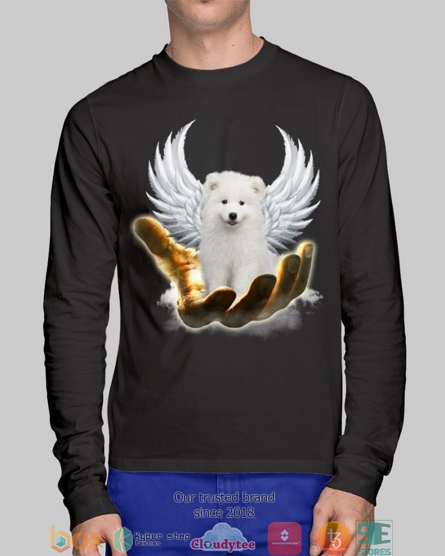 Samoyed Golden Hand Heaven Wings 2d shirt hoodie 1 2 3 4 5 6 7 8 9 10