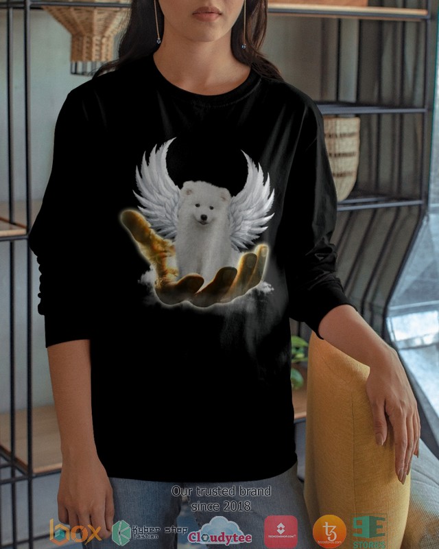 Samoyed Golden Hand Heaven Wings 2d shirt hoodie 1 2 3 4 5 6 7 8 9 10 11