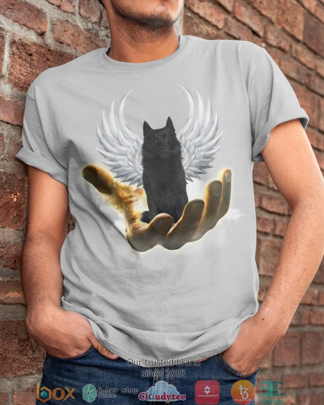 Schipperke Golden Hand Heaven Wings 2d shirt hoodie 1