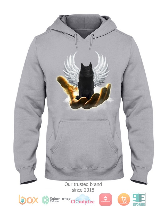 Schipperke Golden Hand Heaven Wings 2d shirt hoodie 1 2 3 4 5 6