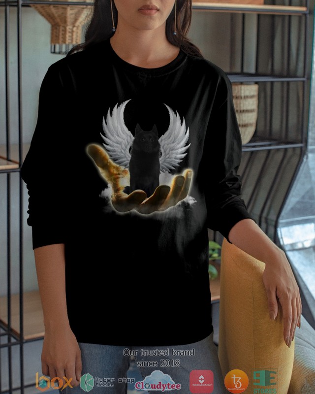 Schipperke Golden Hand Heaven Wings 2d shirt hoodie 1 2 3 4 5 6 7 8 9 10 11