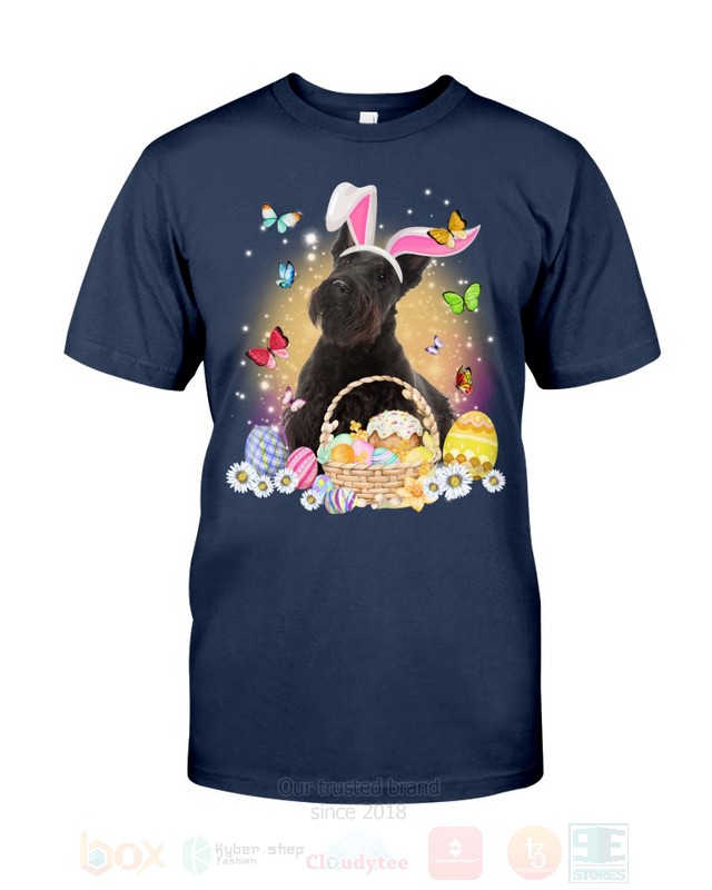 Scottish Terrier Easter Bunny Butterfly 2D Hoodie Shirt 1 2 3 4 5 6 7 8