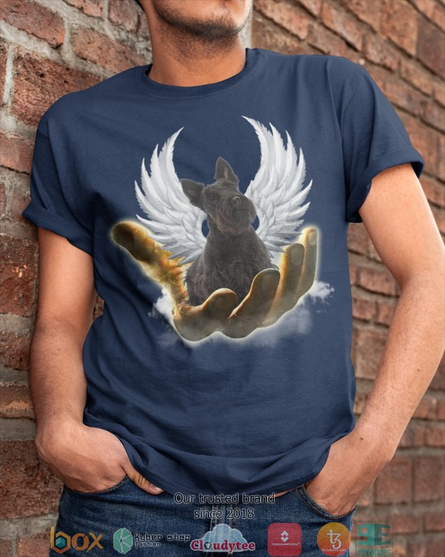 Scottish Terrier Golden Hand Heaven Wings 2d shirt hoodie 1 2 3 4