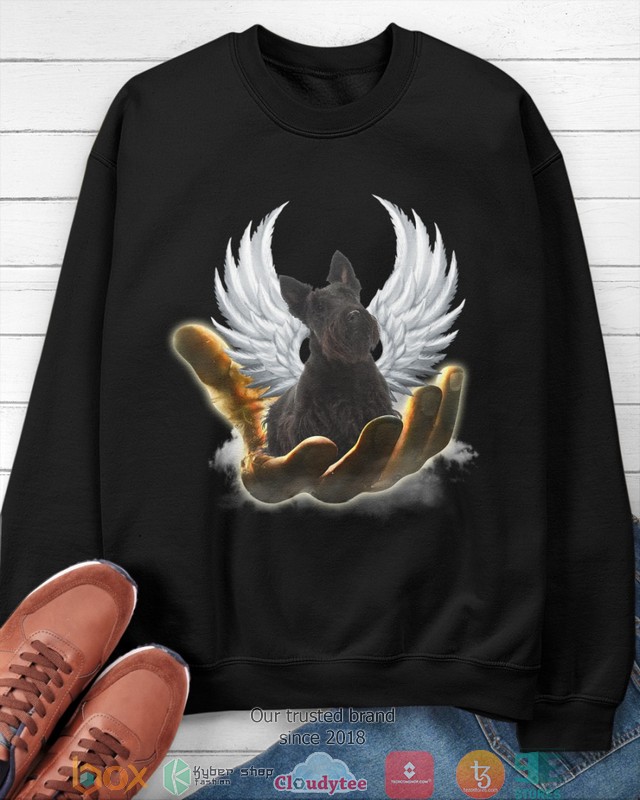 Scottish Terrier Golden Hand Heaven Wings 2d shirt hoodie 1 2 3 4 5