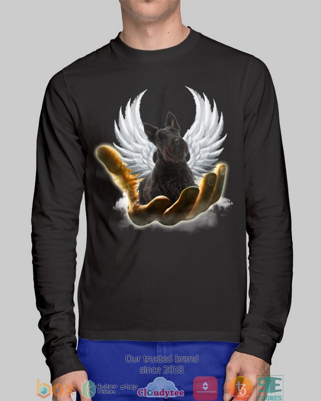 Scottish Terrier Golden Hand Heaven Wings 2d shirt hoodie 1 2 3 4 5 6 7 8 9 10