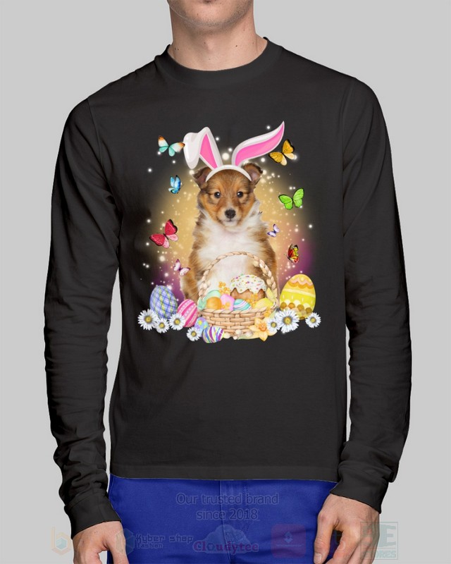 Shetland Sheepdog Baby Easter Bunny Butterfly 2D Hoodie Shirt 1 2 3 4 5 6 7 8 9 10 11 12 13 14 15 16 17 18 19 20 21