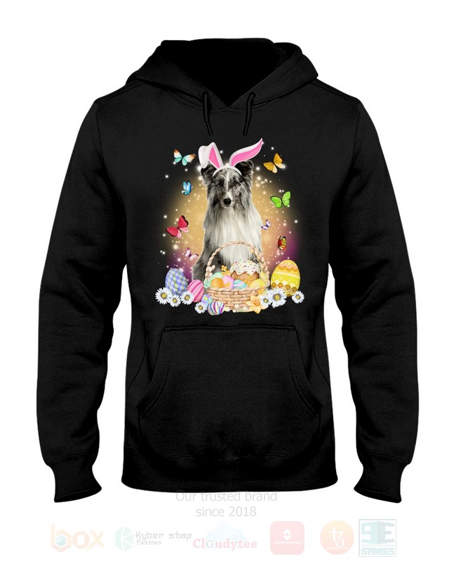 Shetland Sheepdog Easter Bunny Butterfly 2D Hoodie Shirt 1 2 3 4 5 6 7 8 9 10 11 12 13 14 15