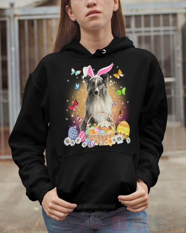 Shetland Sheepdog Easter Bunny Butterfly 2D Hoodie Shirt 1 2 3 4 5 6 7 8 9 10 11 12 13 14 15 16 17 18