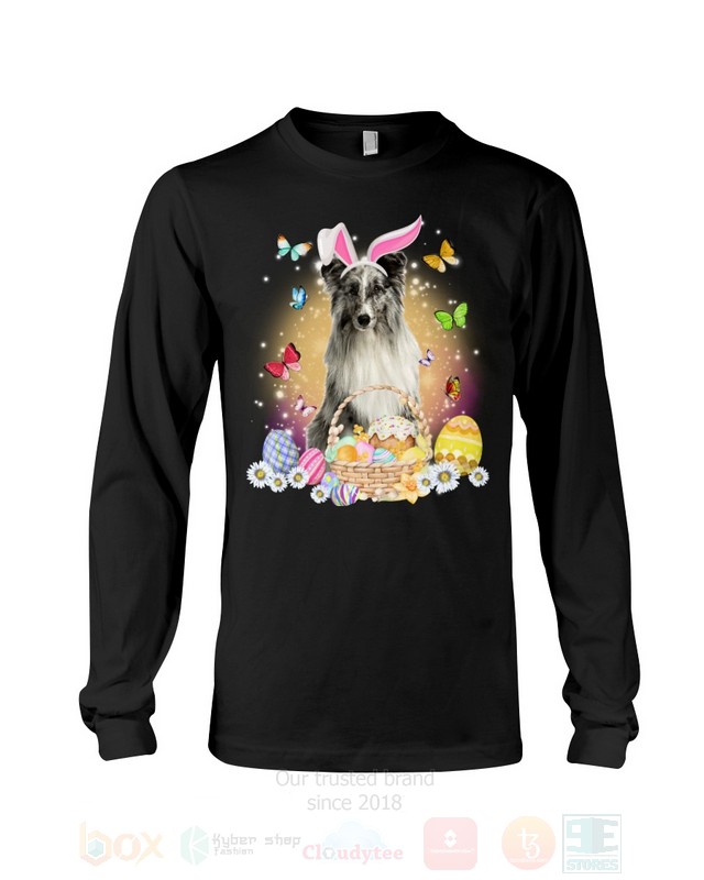 Shetland Sheepdog Easter Bunny Butterfly 2D Hoodie Shirt 1 2 3 4 5 6 7 8 9 10 11 12 13 14 15 16 17 18 19
