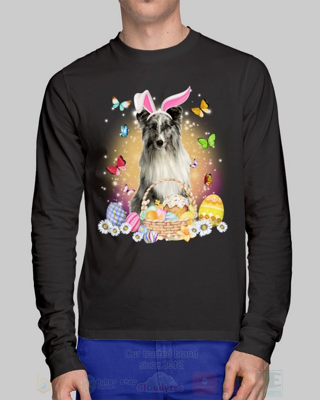 Shetland Sheepdog Easter Bunny Butterfly 2D Hoodie Shirt 1 2 3 4 5 6 7 8 9 10 11 12 13 14 15 16 17 18 19 20 21