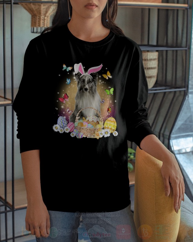 Shetland Sheepdog Easter Bunny Butterfly 2D Hoodie Shirt 1 2 3 4 5 6 7 8 9 10 11 12 13 14 15 16 17 18 19 20 21 22