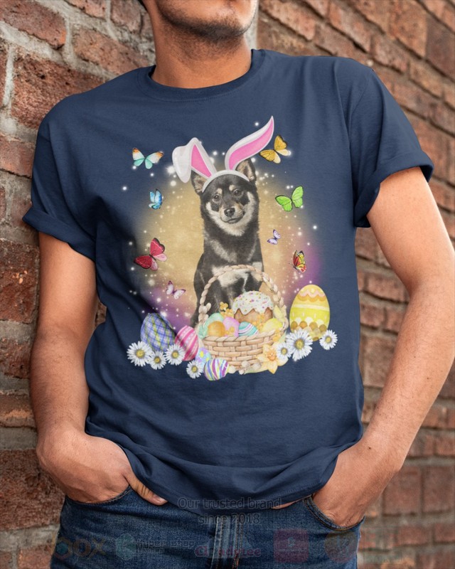Shiba Inu Black Easter Bunny Butterfly 2D Hoodie Shirt 1 2 3 4 5 6 7 8 9 10 11