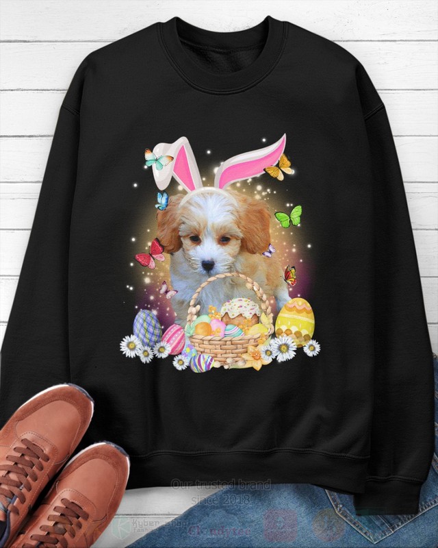 Shih Poo Easter Bunny Butterfly 2D Hoodie Shirt 1 2 3 4 5 6 7 8 9 10 11 12 13 14