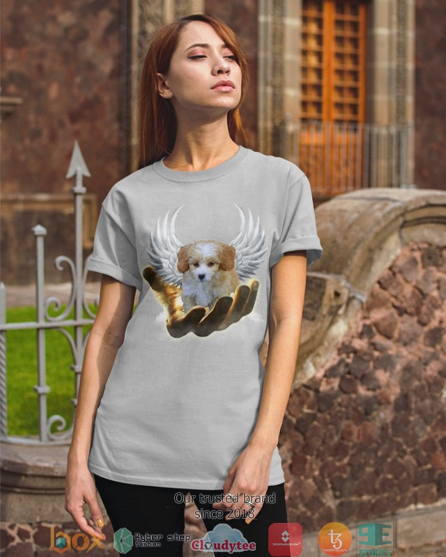 Shih Poo Golden Hand Heaven Wings 2d shirt hoodie